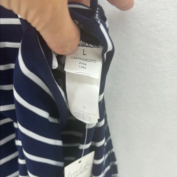 Cupshe Blue and White Spaghetti Strap Midi Sundress NWT - Picture 3 of 5